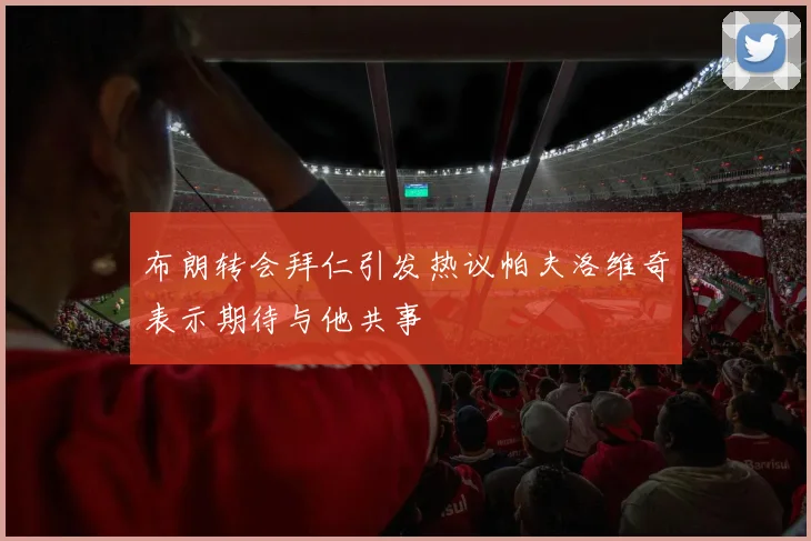布朗转会拜仁引发热议帕夫洛维奇表示期待与他共事